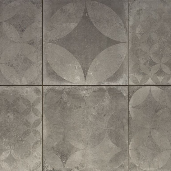 Cerasun 60x60x4 cm Concrete Decor Ash