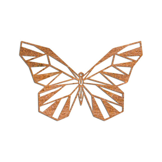 Cortenstaal wanddecoratie Butterfly 2.0-Small