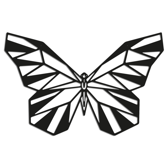 Metalen wanddecoratie Butterfly 2.0-Large