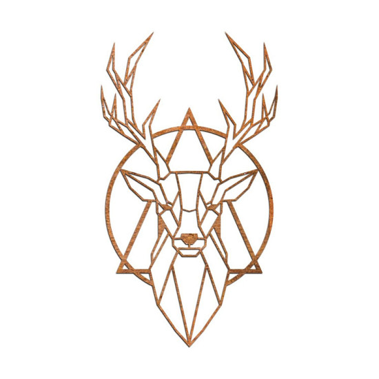 Cortenstaal wanddecoratie Deer 2.0-Small