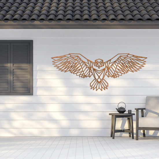 Cortenstaal wanddecoratie Eagle-Large
