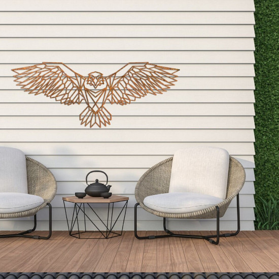 Cortenstaal wanddecoratie Eagle-Small