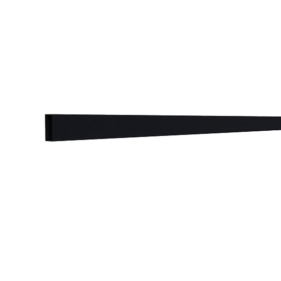 Aluminium sight plank Zwart 9005 20x50x1780mm