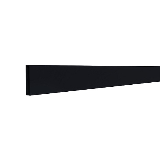 Aluminium sight plank Zwart 9005 20x100x1780mm