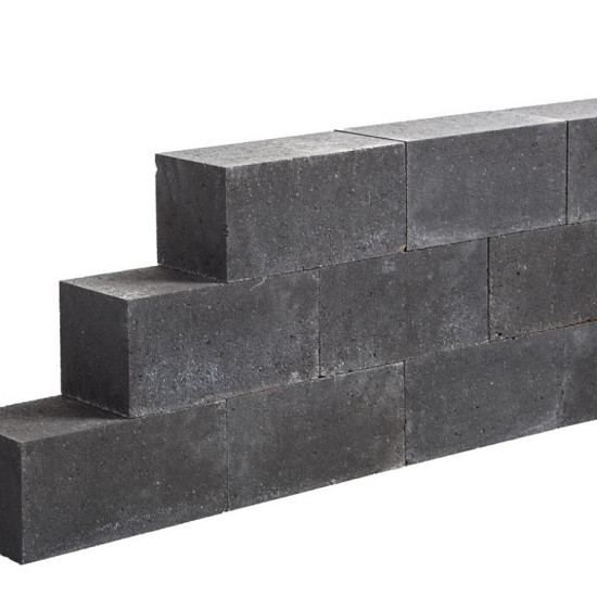 Lineablock Black 15x15x30 cm