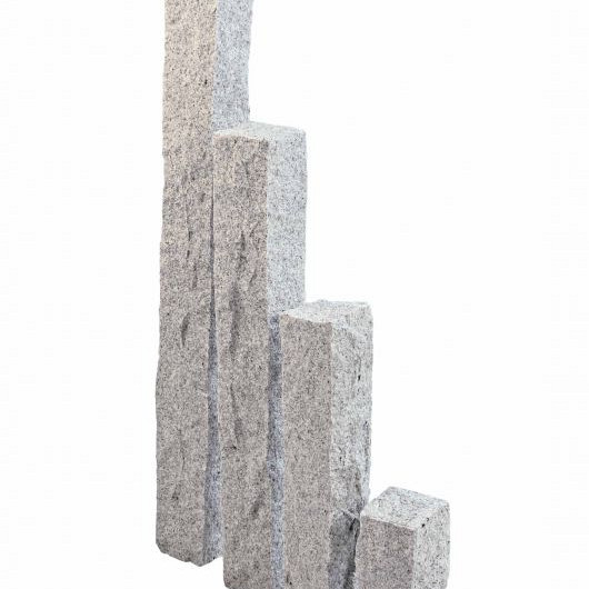 Palissade graniet naturel 75x10x10 cm