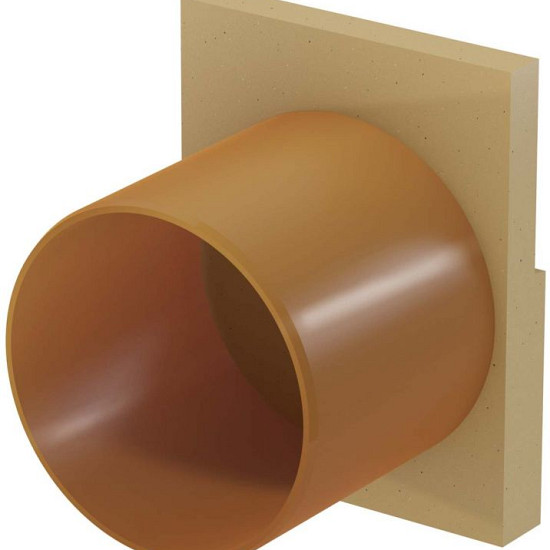 Euroline Eindplaat, H60  Ø60 mm zijuitloop