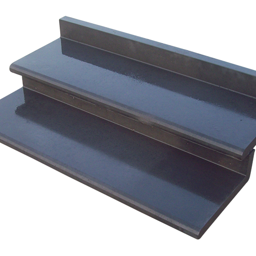 Bastrede L-element 120x42x15 zwart