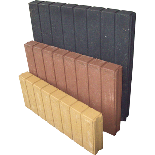 Palissade band vierkant 6x25x50 geel