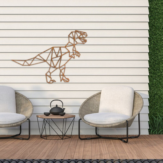 Cortenstaal wanddecoratie Dinosaur-Large OP=OP