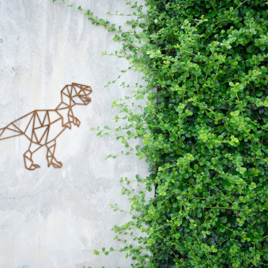 Cortenstaal wanddecoratie Dinosaur-Small