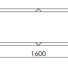 Cortenstaal plantenbak Rechthoek XL 160x50 hoogte=40cm opties=geen bodemplaat