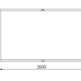 Cortenstaal plantenbak Rechthoek XL 200x120 hoogte=80cm opties=bodemplaat