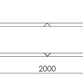 Cortenstaal plantenbak Rechthoek XL 200x40 hoogte=40cm opties=bodemplaat