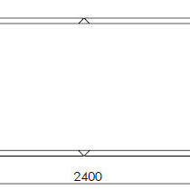 Cortenstaal plantenbak Rechthoek XL 240x100 hoogte=80cm opties=geen bodemplaat