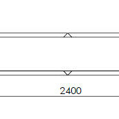 Cortenstaal plantenbak Rechthoek XL 240x40 hoogte=80cm opties=geen bodemplaat