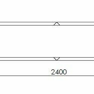 Cortenstaal plantenbak Rechthoek XL 240x50 hoogte=40cm opties=bodemplaat