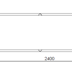 Cortenstaal plantenbak Rechthoek XL 240x80 hoogte=80cm opties=bodemplaat