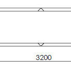 Cortenstaal plantenbak Rechthoek XL 320x50 hoogte=60cm opties=bodemplaat