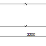 Cortenstaal plantenbak Rechthoek XL 320x60 hoogte=40cm opties=geen bodemplaat