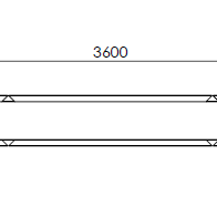 Cortenstaal plantenbak Rechthoek XL 360x30 hoogte=60cm opties=bodemplaat