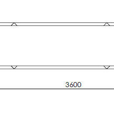 Cortenstaal plantenbak Rechthoek XL 360x60 hoogte=30cm opties=geen bodemplaat