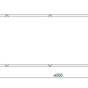 Cortenstaal plantenbak Rechthoek XL 400x120 hoogte=40cm opties=geen bodemplaat