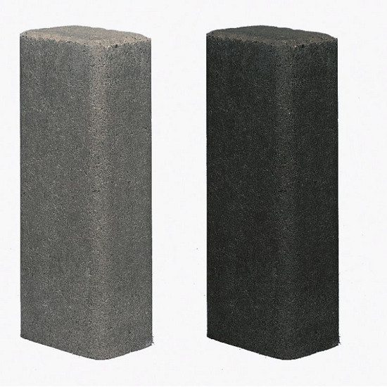 Palissade rustiek 16.5x11x60 grijs