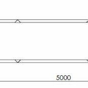 Cortenstaal plantenbak Rechthoek XL 500x60 hoogte=40cm opties=geen bodemplaat