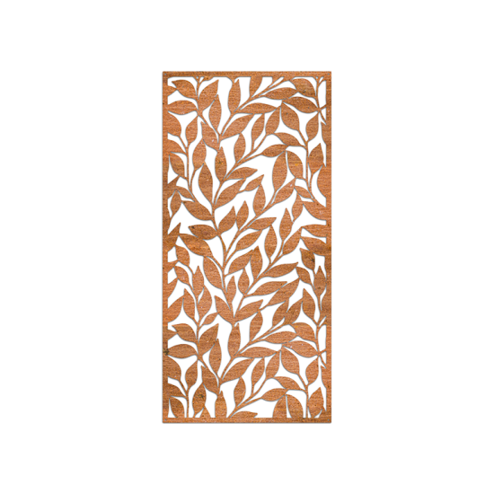 Cortenstaal wanddecoratie Leaves-Large
