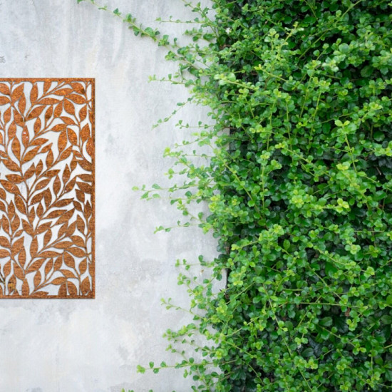 Cortenstaal wanddecoratie Leaves-Small