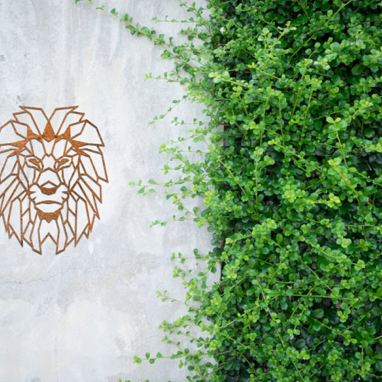 Cortenstaal wanddecoratie Lion 1.0-Small