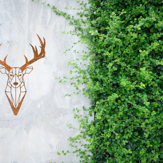 Cortenstaal wanddecoratie Reindeer-Small