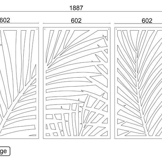 Ferns 3-parts-Large