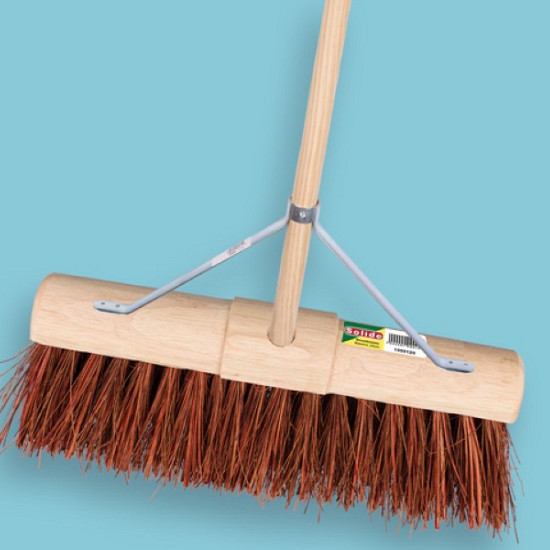 Wegenbouwbezem SOLIDE 45cm met IKAPÄ steel 150 x 2,8cm en brede stokhouder