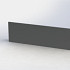 Gepoedercoat staal keerwand recht 200cm (hoogte 50cm)