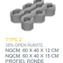 Infra Grasbetontegel 60x40x12 basic grijs (type 2)