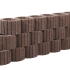 Cirkelflor Groot Bruin/Rood 48x38x30