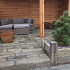 Timberstone Hoekpaal Coppice Brown 15x15x65 cm
