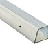 Eindpaal tbv plantenbak punt 10x10x100(sponning 37 cm) wit