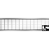 ACO Maasrooster RVS 30/10, L=1000 mm