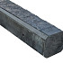 Hoekpaal granietmotief Vlak 10x10x275 (sponning 74 cm, tbv 2 platen) Antraciet
