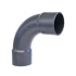 Drain hulpstuk  PVC Bocht 90° 1xL - 75 mm