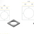 Boomkransband element 60x60x12 di grijs vk