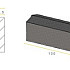 Geleideband 6/15x25x100 grijs vis