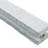Tussenpaal + lichtleiding betonschutting granietmotief 12x12x275 (sponning 180/216 cm) wit