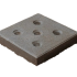 Boomtegel 30x30x6 (+ 5 gaten)