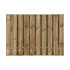 Grenen scherm 21 planks 17 mm - recht 180x70 cm