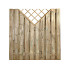 Grenen V-scherm - recht 180x180 cm