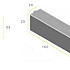 Infra Opsluitband 20x25x100 grijs vis K